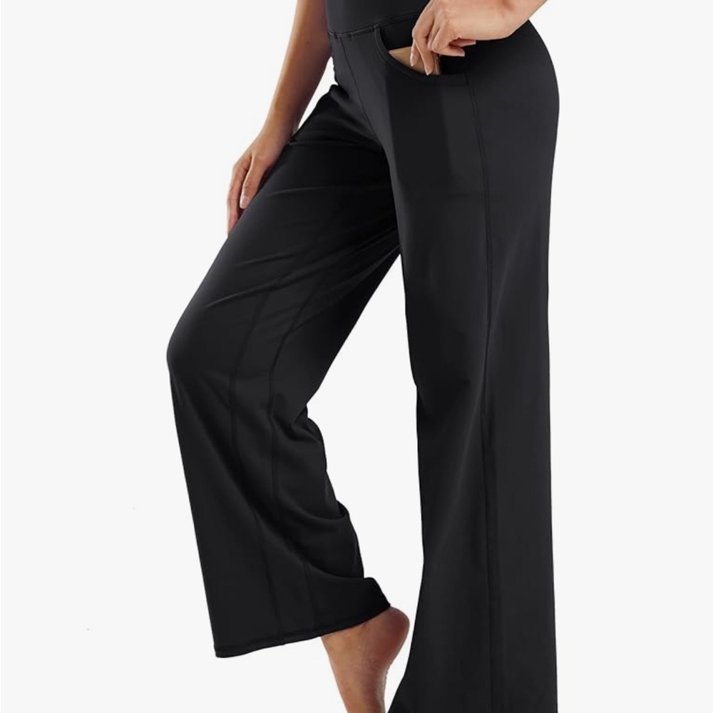 Women's Black Wide-Leg Pants